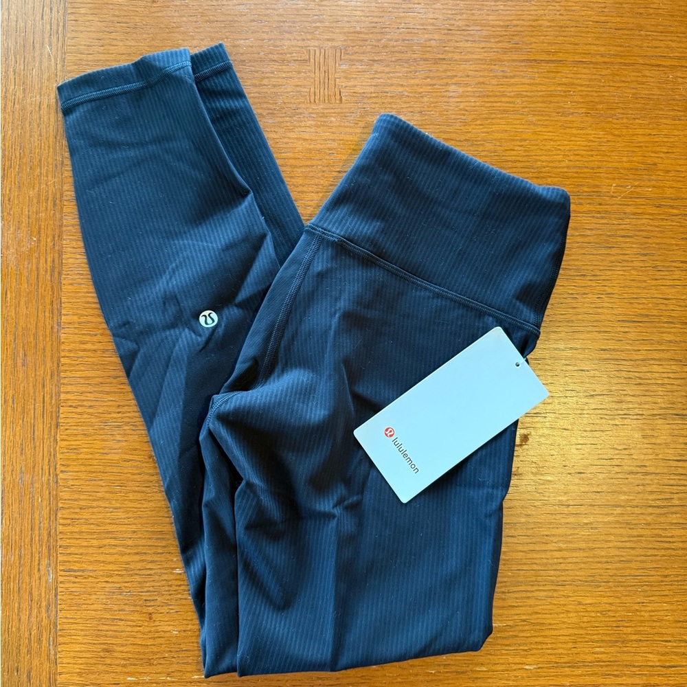 lululemon athletica wunder train ribbed HR tight 25”